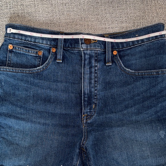 Madewell Dark Blue Jean Shorts - Picture 5 of 6